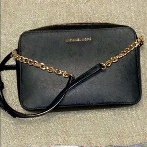 Michael Kors Black & Gold Purse